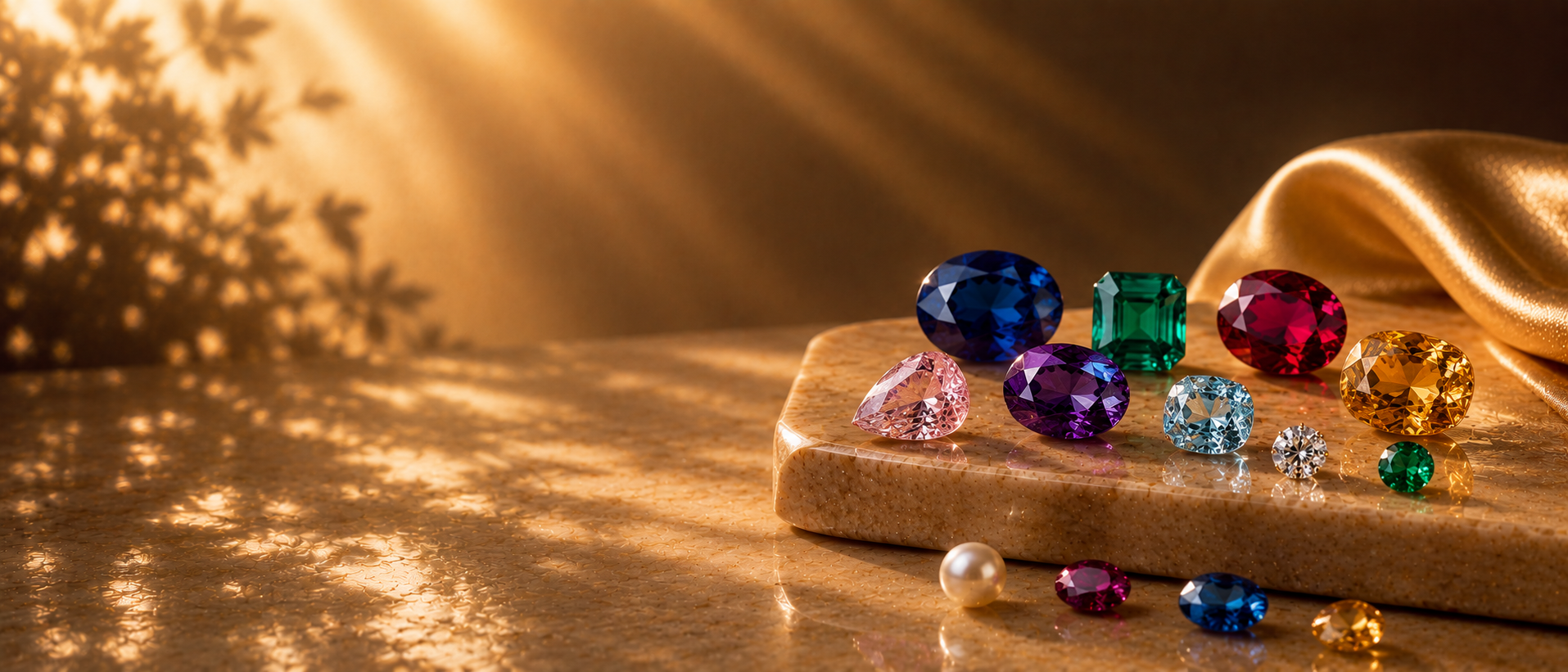Gemstones background