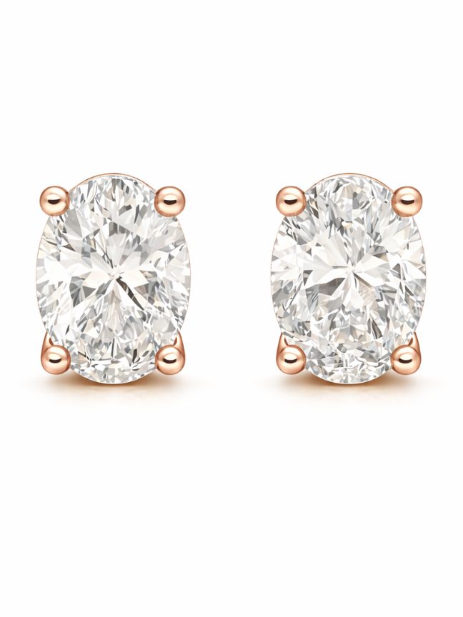Aurora Cushion-Cut Diamond Studs