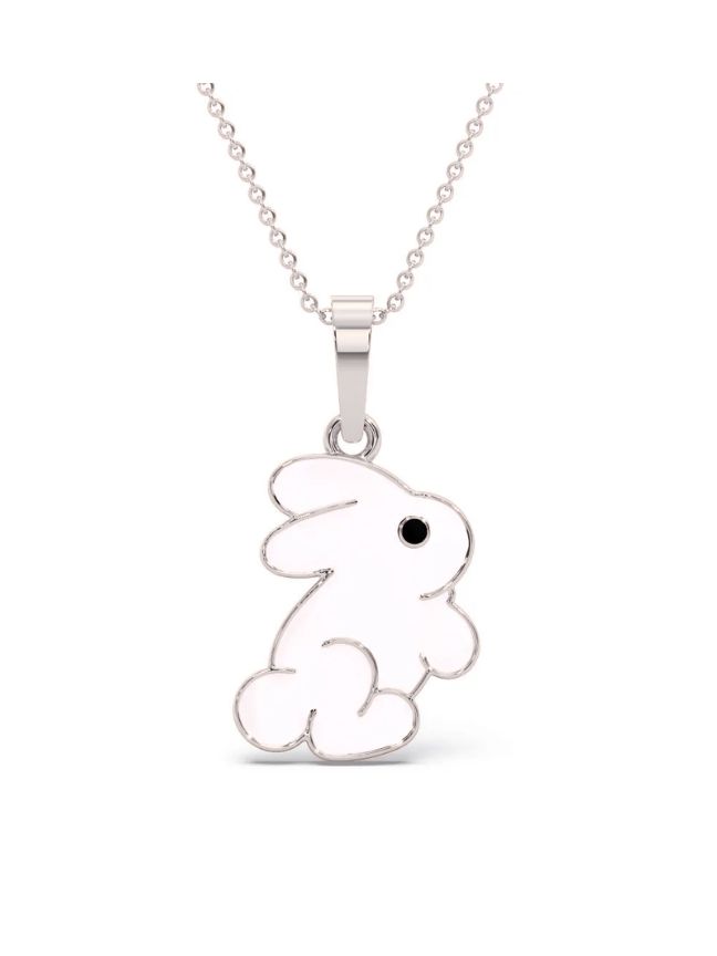 Cuddly Rabbit Kids Gold Pendant