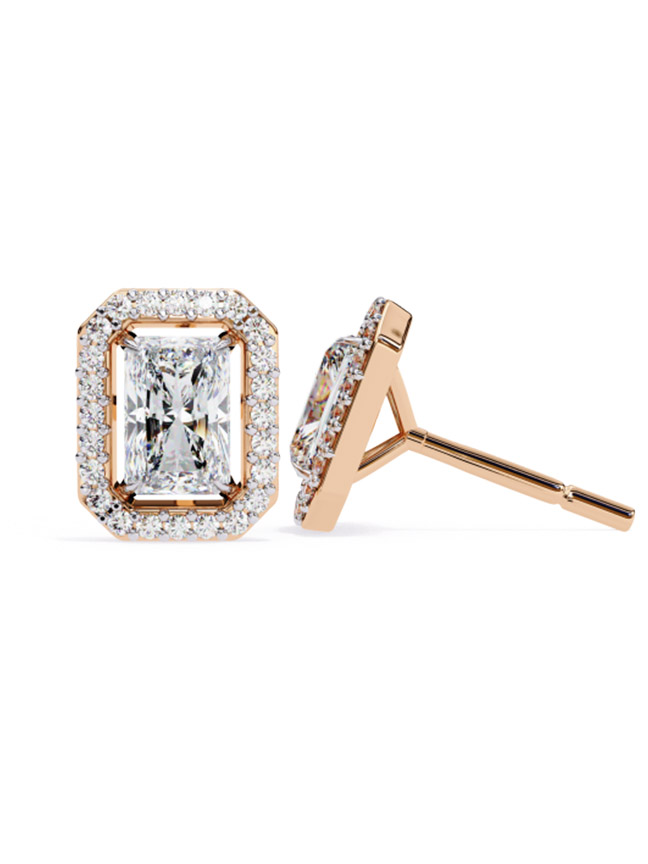 Regalia Radiant Halo Studs