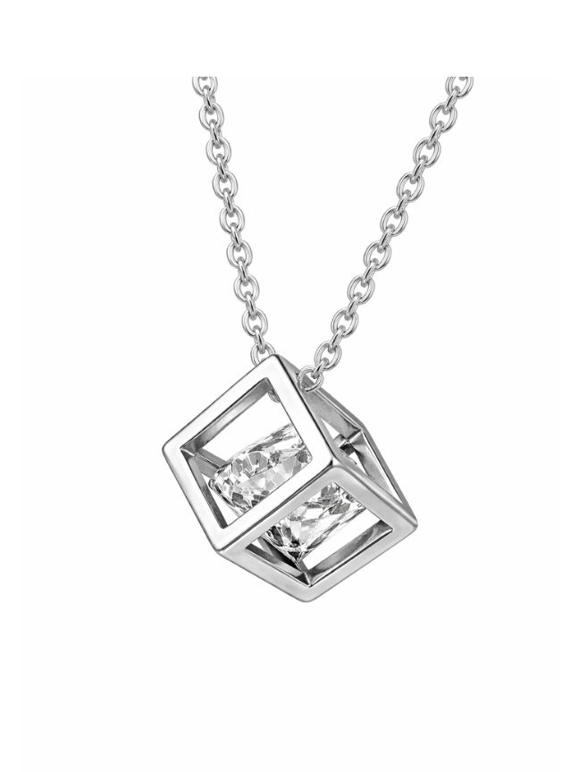 Cubic zirconia pendant necklace