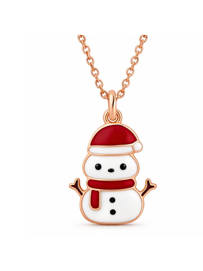 Snowman Pendant For Kids