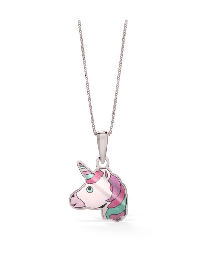 Enchanted Unicorn Kids' Gold Pendant