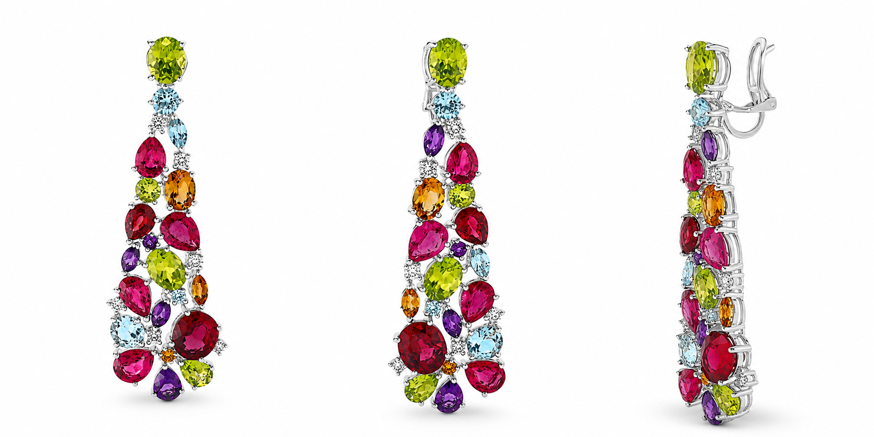 Jardin de Couleurs Earrings