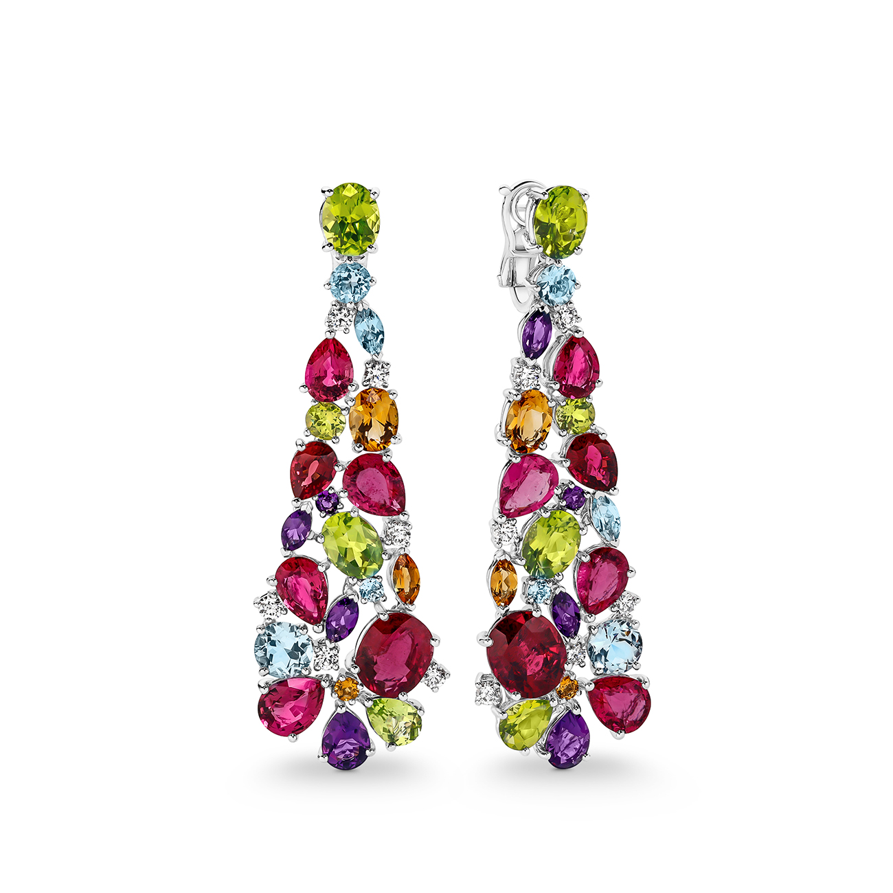 Jardin de Couleurs Earrings